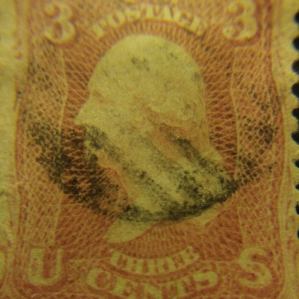 1851rare 3cent Washington stamp